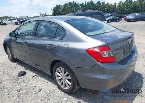 2012 Honda Civic Ex из США, поврежденный, VIN 19XFB2F80CE108417